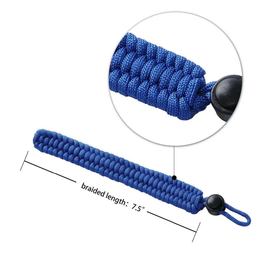 Blue Wholesale Camera Hand Strap Paracord For Outdoor Hot Selling.jpg
