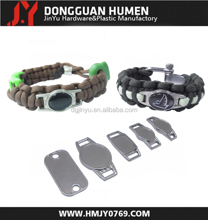 Jinyu Paracord Bracelet Name Tag Decorative Metal Plates Jinyu Paracord Bracelet Name Tag Decorative Metal Plates