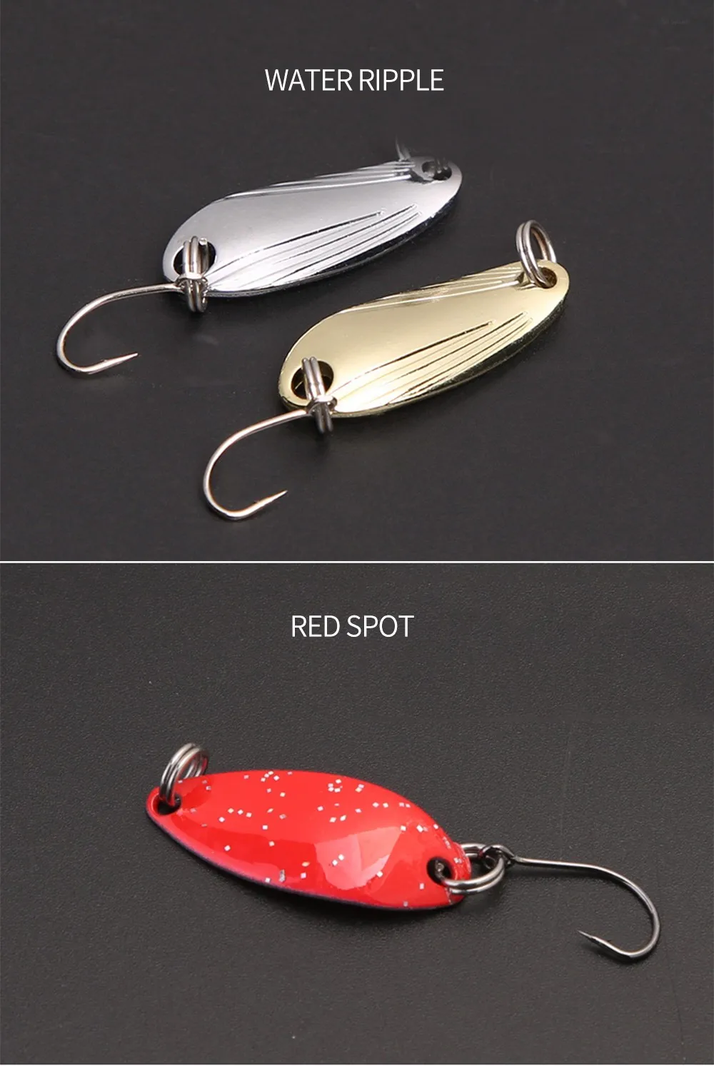 Casting Stainless Steel Silver Spoon Fishing Lure Fishing Baits Durable