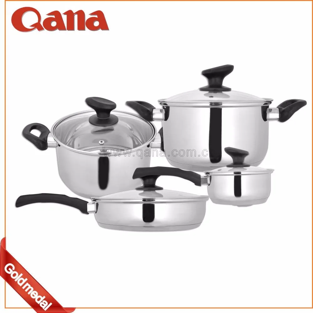 Qana Factory Wholesale Oem Induction Cookware German Style Swiss Line
