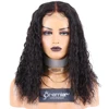 Quick Shipment Pre Plucked Indian Temple Human Hair 150 Thick Density Swiss Lace Front Wig