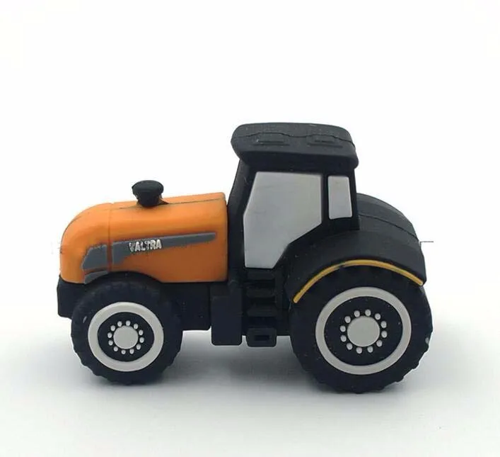 Unidad Flash Usb De Silicona Con Forma De Tractor,Unidad Flash Con