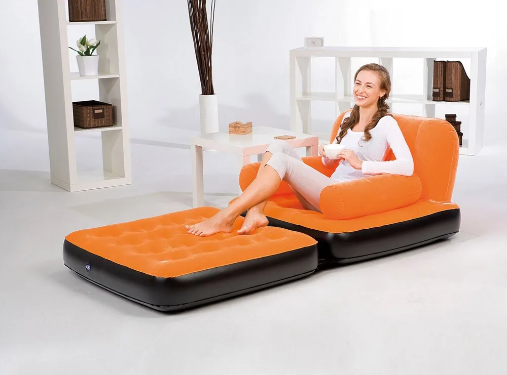 Bestway 67277 75'' X 38 ''x 25'' Multimax Air Couch Inflatable Sofa