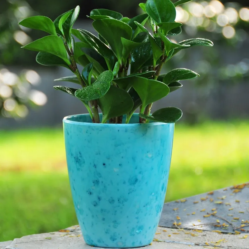 Garden Supplies Attractive Colorful Plastic Wholesale Flower Pots - Buy