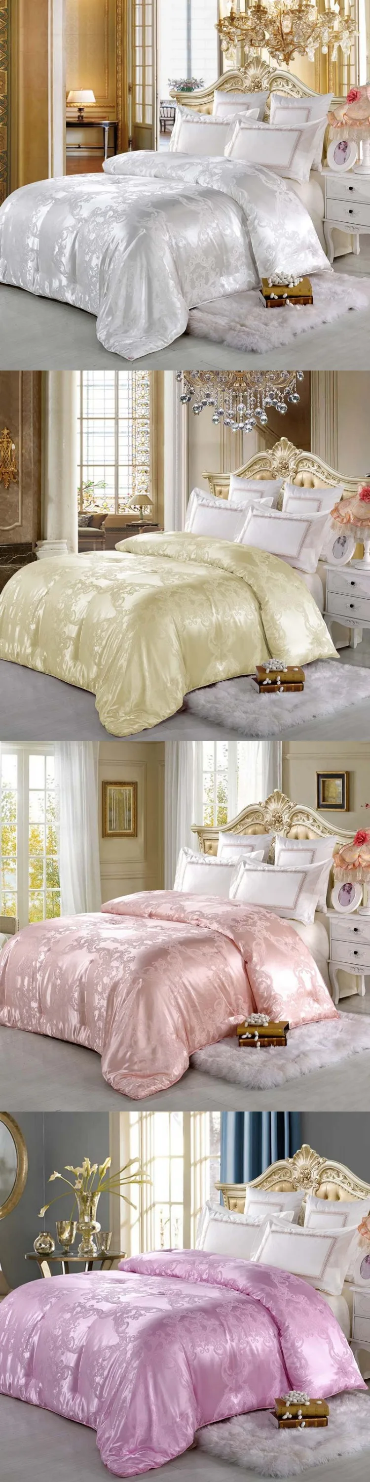 Chinese Luxurious Jacquard Mulberry Natural Silk Quilt Comforter Silk Duvet Buy Silk Duvet