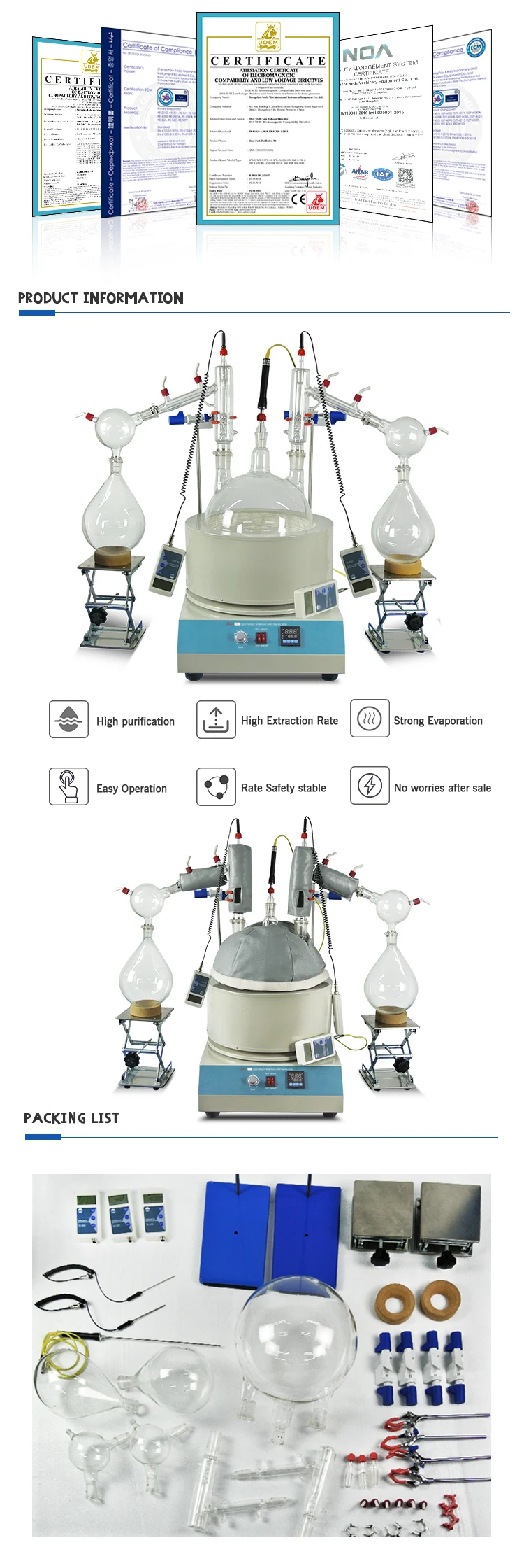 10L Double Short Path Distillation Kit
