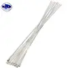 Stainless Steel Exhaust Wrap Coated Locking Cable Zip Ties (11.8 Inch)