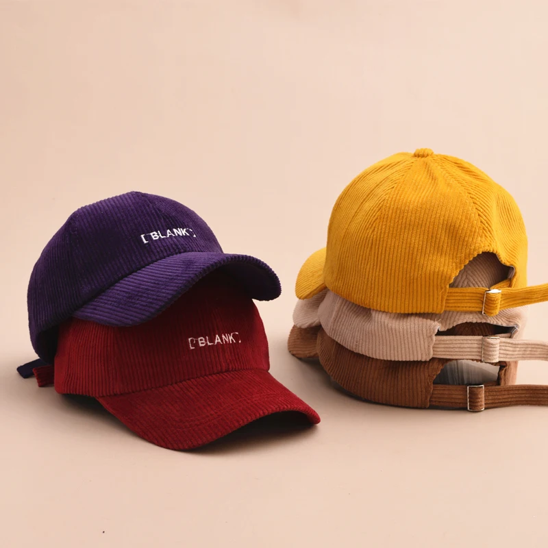 High Quality Custom Logo 3d Puff Embroidery Corduroy Dad Hat,Corduroy ...