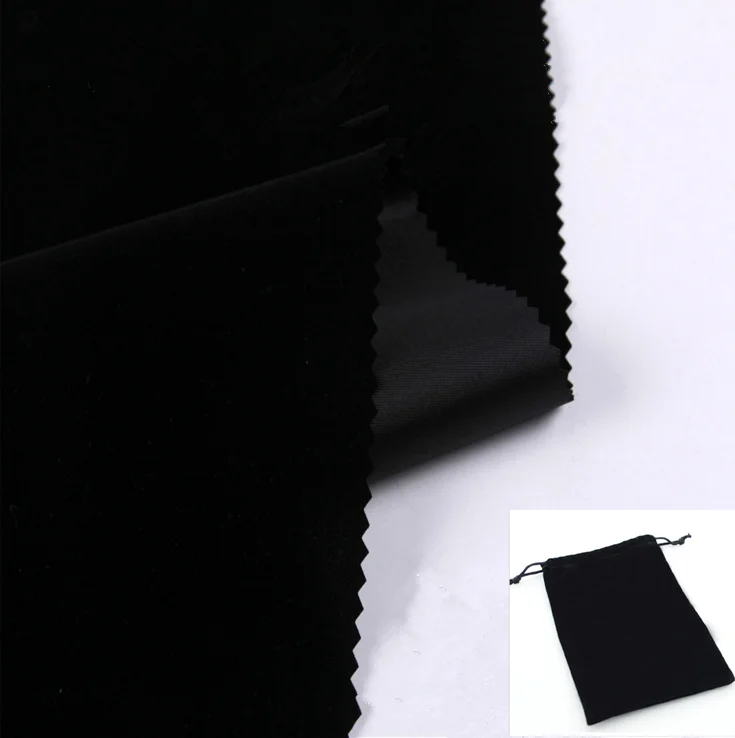 black velvet upholstery fabric