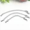 Yiwu Aceon Stainless Steel Jump Ring Lobster Clasp Water Drop Extension for Necklace