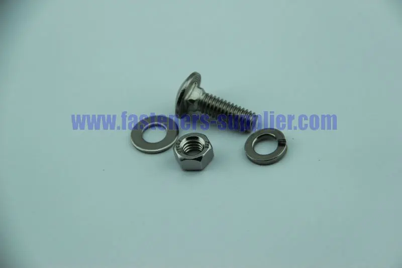 Stainless Steel Carriage Bolt Nut Washer Assembled Buy Carriage Bolt