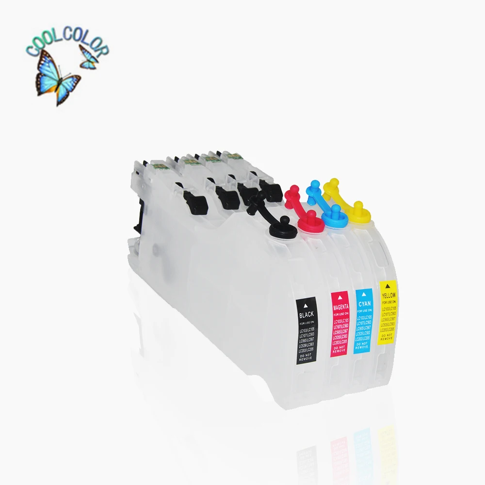 Empty Refill Ink Cartridge No Chip for Brother LC421 LC462 LC492 LC432  LC411 LC401 MFC-J1010DW J1050DW J1140DW