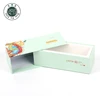 Wholesale nice personalised green food present boxes sliding custom handmade paper small cheap packaging gift box