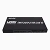 HDMI splitter 2 in 8 high definition splitter 2 in 8 out switcher support 4K*2k with remote control