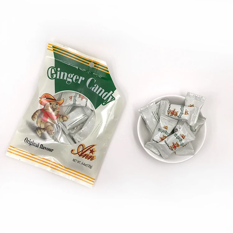 100 High Quality Sweet Ginger Candy Original Flavor Soft Ginger Candy