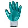 New type smooth nitrile coated white cotton waterproof soft nitrile gloves