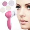 2019beauty personal care equipment Facial cleansing brush 4 interchangeable Head Silicone Electric Facial Cleansing Brush