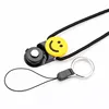 Cartoon Mobile Phone Straps Hang Rope Neck Lanyard for Gym Card Key Phone Case Buckle Ring Rotary Rope