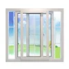 New design glass UPVC sliding window used with screen mesh