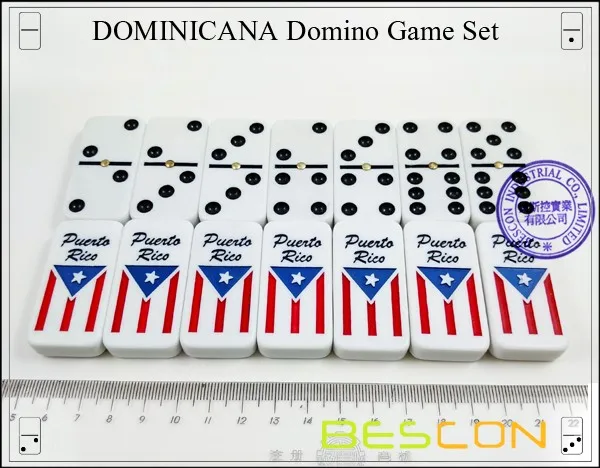 Puerto Rico Maracas Double Six Mini Dominoes FREE SHIPPING Dominos 