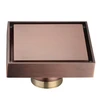 High Quality Brass 4 Inch Conceal Tile Insert Floor Drain For Bathroom And Toilet