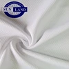100 polyester coolpass quick-dry moisture wicking white honeycomb fabric for polo shirts
