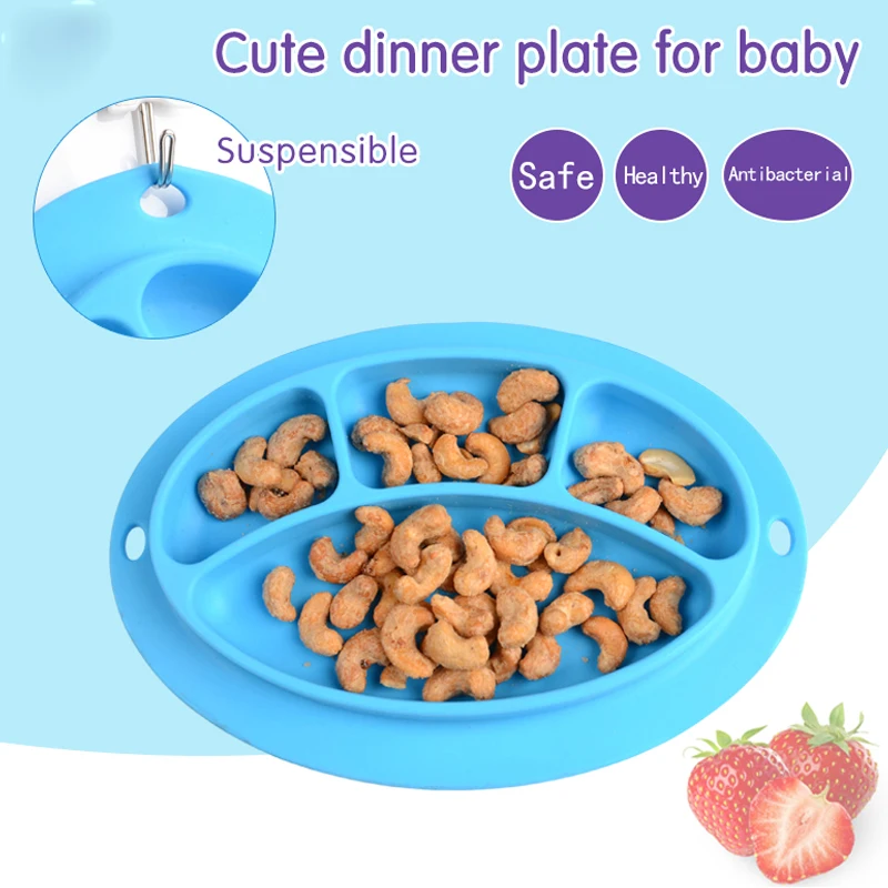 Multifunction Factory Price FDA Suction Baby Food Container Silicon Plate Baby Feeding 21