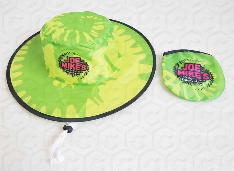 Cheap waterproof foldable cap for sale, foldable beach sun hat