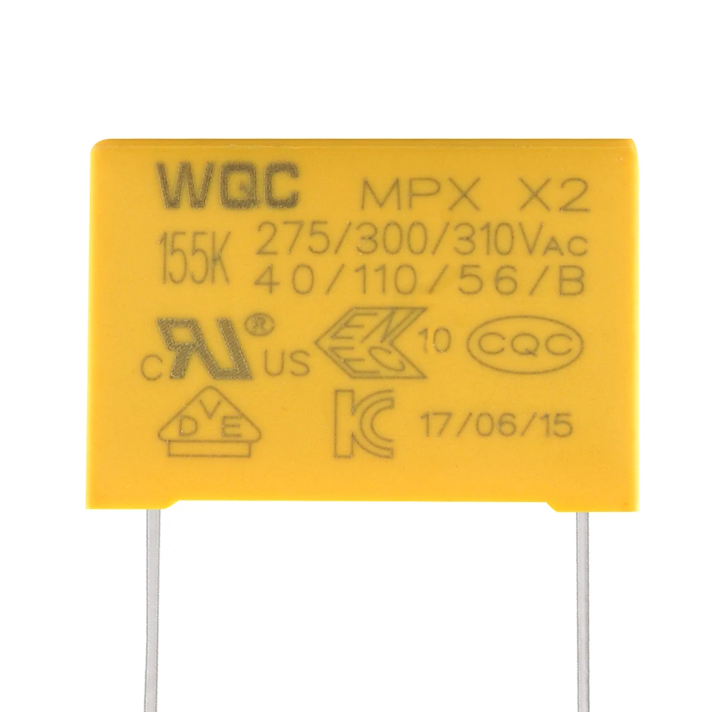2 Condensatori MKP Per Crossover WEAH 250V 1.5uF - Non Polarizzati, Nuovi