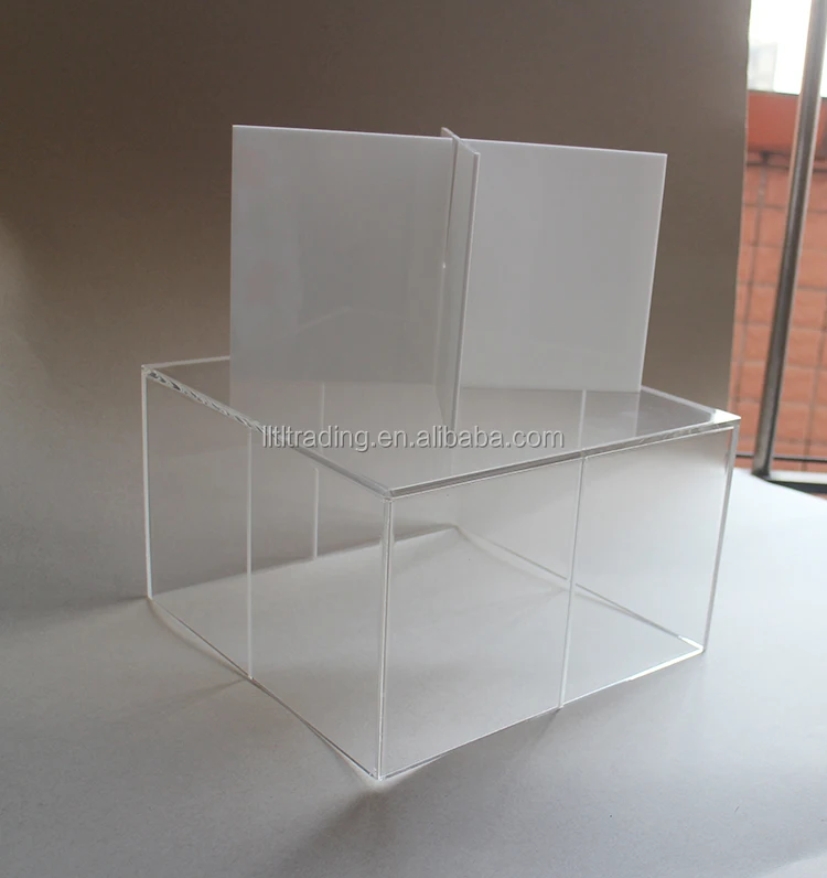 Clear Acrylic Fish Tank With Divider Aquarium Reptile Turtle Betta Fish