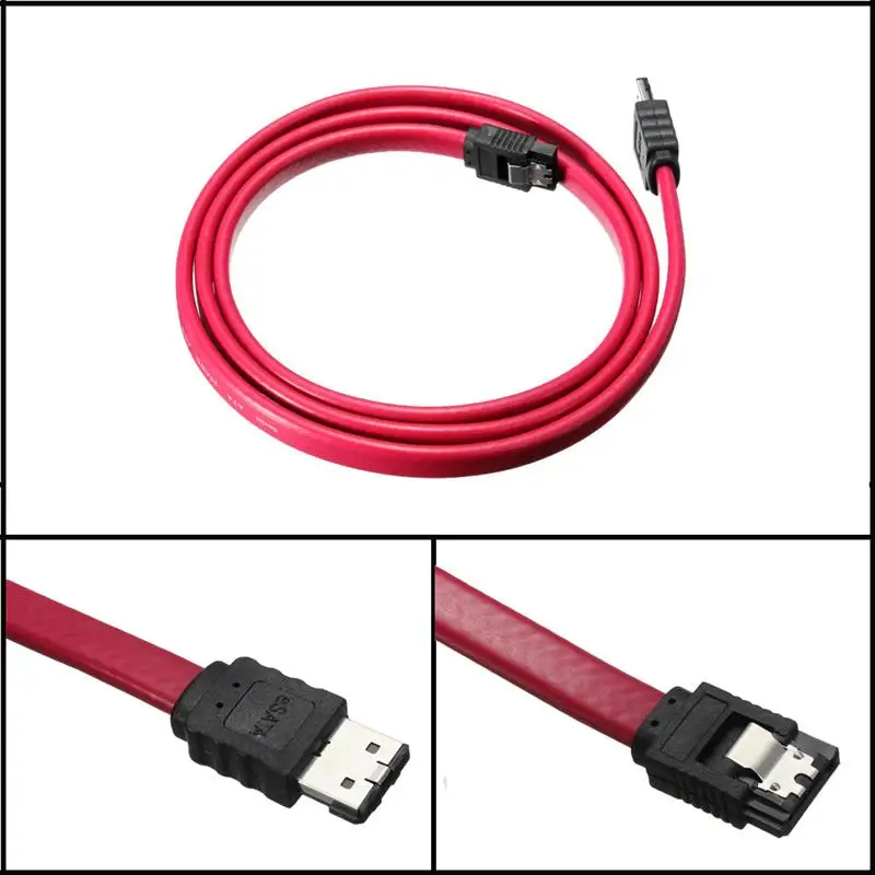 1m 3ft Esata To Sata Serial Ata External Sata Cable Adapter 7 Pin Male