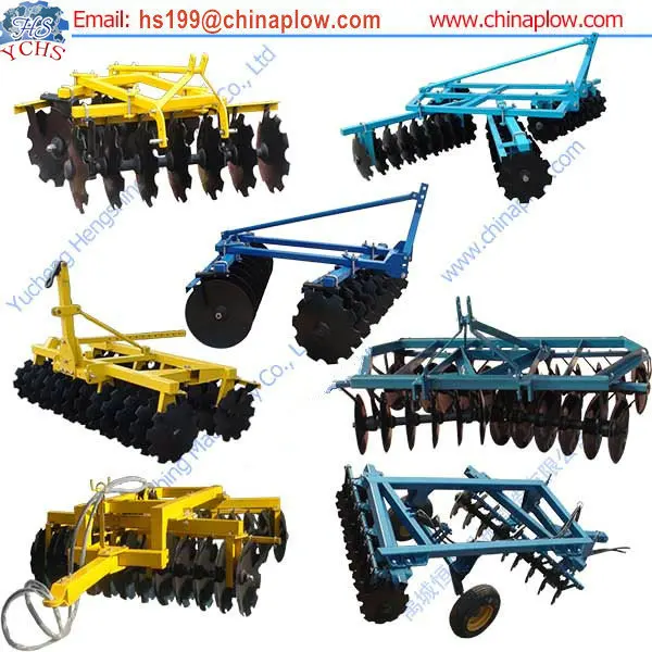 Farm disc harrow with small tractor 3-point disc harrows