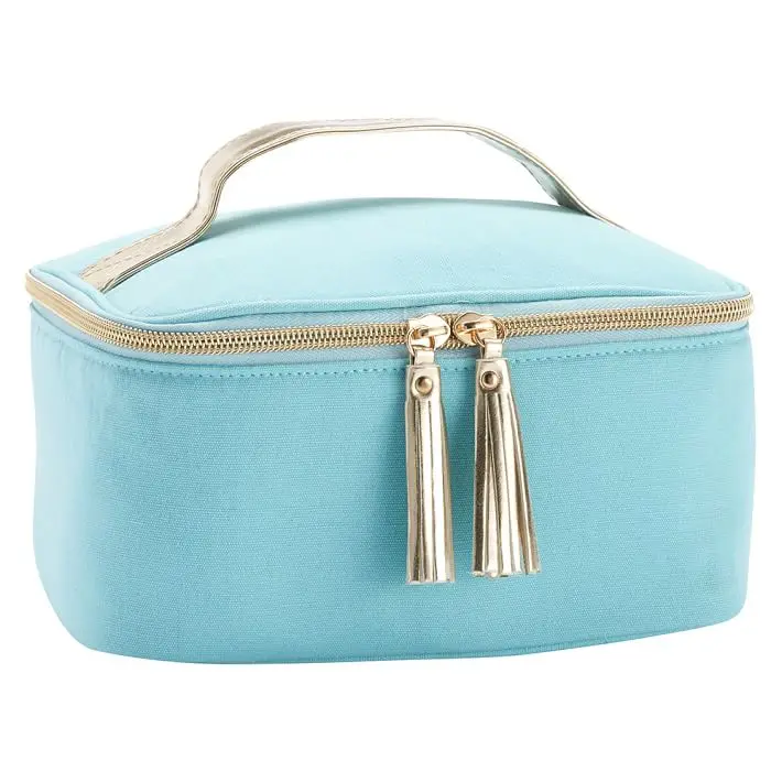 Sleepover Light Blue Nail Polish Carrying Organizer Case Bag Sleepover Light Blue Nail Polish