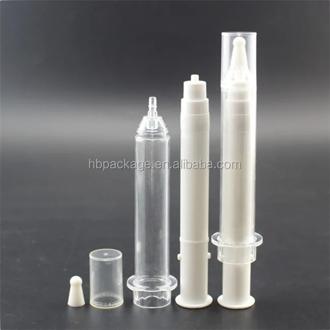High Quality Plastic Syringe For Cosmetics/10ml White