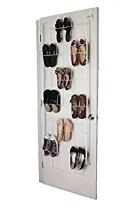 Shoe Rack For Closet Door Find Get Quotations Over The Door Shoe Rack Organizer Holds 18 Pairs Of Shoes E Saving Closet