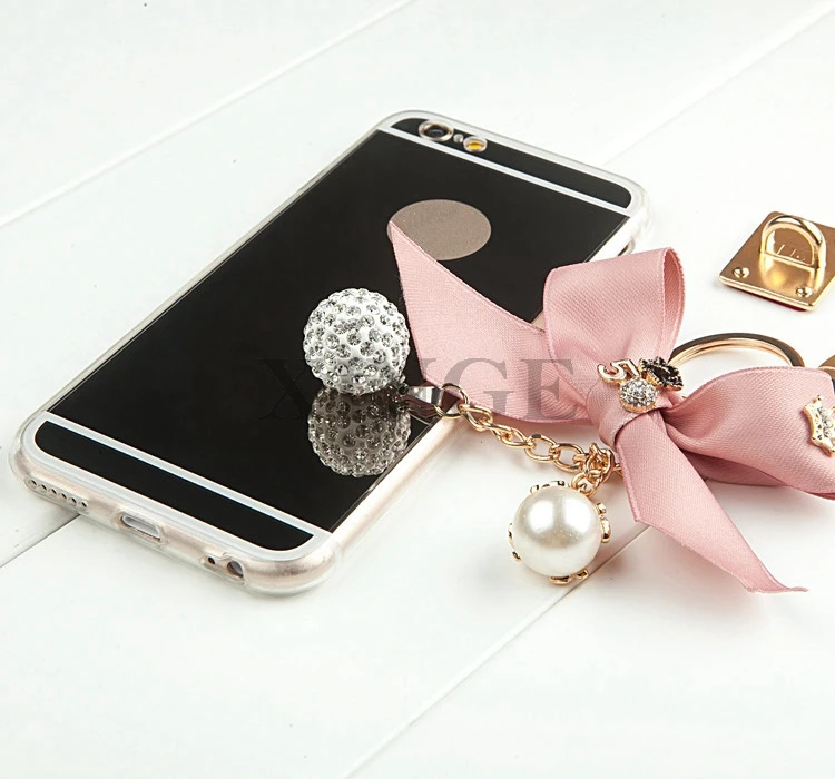 Luxury Mirror Plating Phone Case Mirror Phone Cover For iPhone Silicone  Reflex