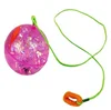 Glitter Crystal Ball Glowing Elastic Ball Bounce Jumping Ball Flash Children's Toy Water Polo