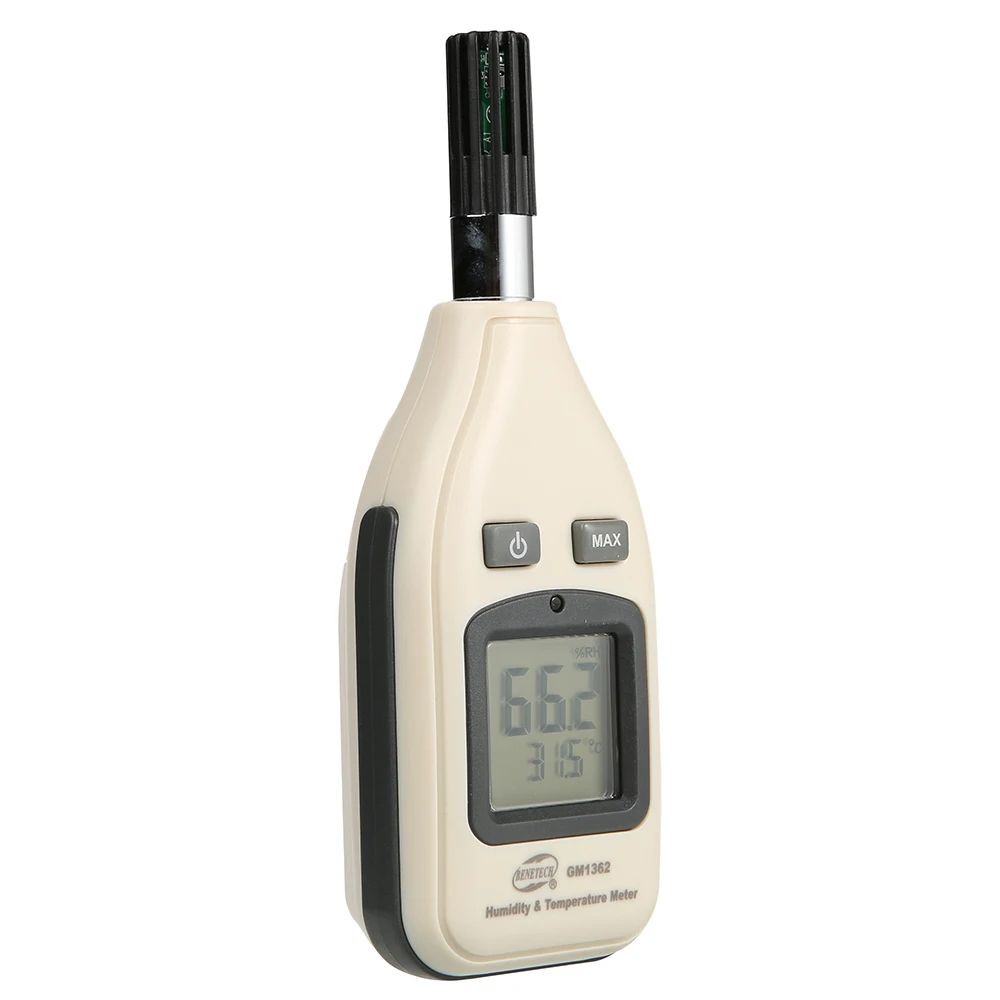 Portable Benetech Gm1362 Humidity And Temperature Meter Indoor Outdoor ...