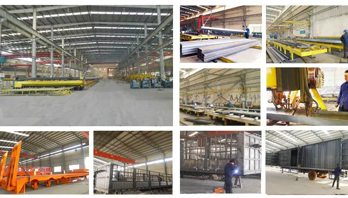 Chengda factory FUWA tri-axle low platform trailer for sale