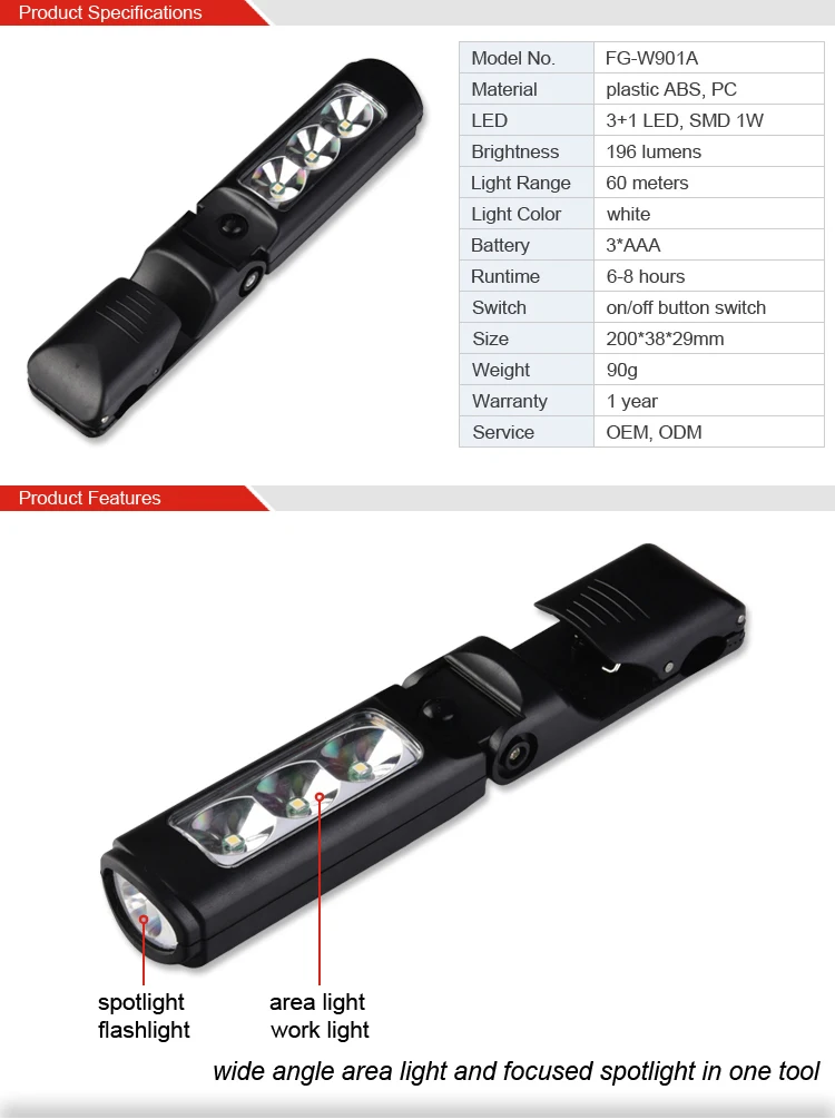 bendable magnetic flashlight