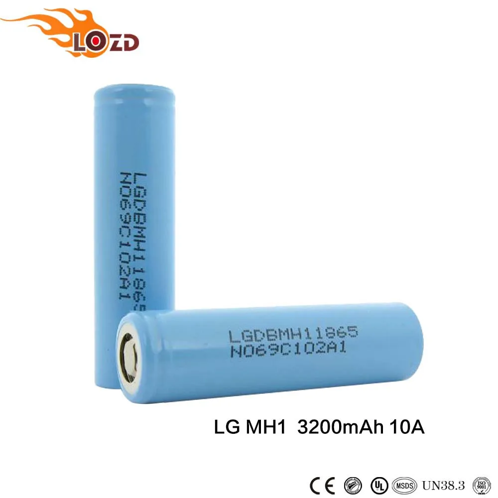 Top Grade 18650 Mh1 3200mah Battery 3.7v Inr18650 3200mah Mh1 Lithium ...