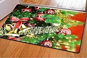 Christmas doormat Bedroom mats Kitchen mat Living room floor mats Door mat Christmas door mat non-slip bath mat dust control mats, 4060cm