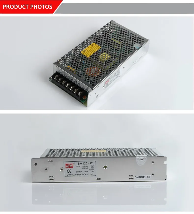 S12012 Switching Power Supply 12v 10a S12024 Power Supply 24v 5a