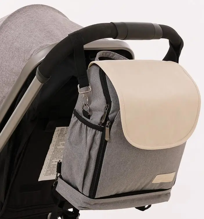 2 In 1 Portable Baby Booster Seats Diaper Mummy Bag Baby Chair Diaper
