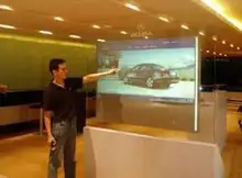 high quality! 42″ 10 points multi interactive touch foil Film through glass window for Corporate office,meeting,training room