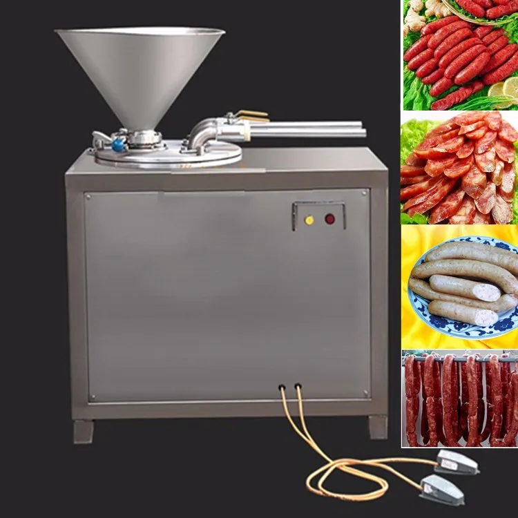 Automatic Commercial Sausage Making Machine Vacuum Meat Processing Sausage Stuffing Machine