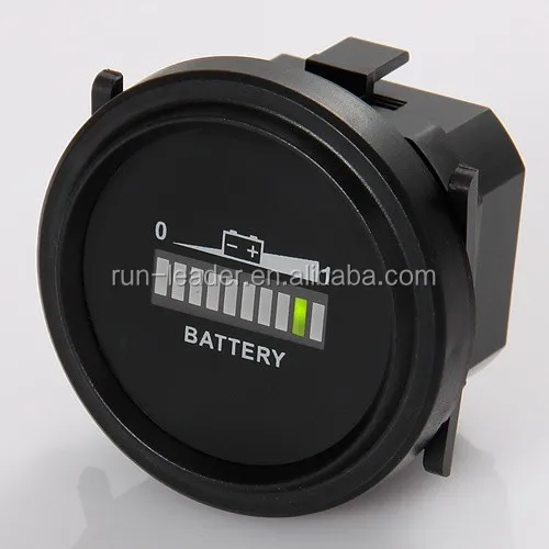 Runleader 12v Led Battery Charge Indicator Golf Cart Clut Car Golf