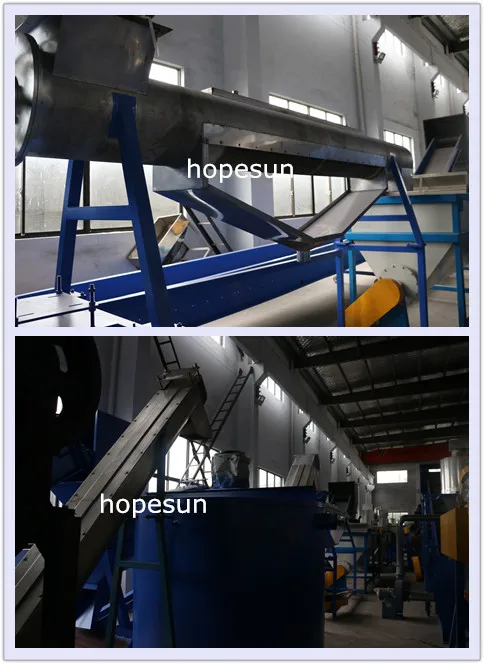 recycled plastic bricks complete line machine