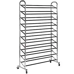 Buy 50 Pair Free Standing 10 Tier Shoe Tower Rack Chrome Metal Shoe Rack New By Free Standing Shoe Racks In Cheap Price On M Alibaba Com