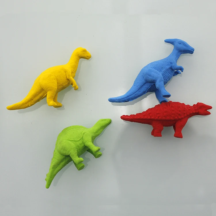any custom brand design personalized cheap price dinosaur eraser